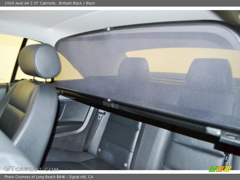 Brilliant Black / Black 2009 Audi A4 2.0T Cabriolet