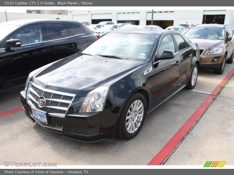 Black Raven / Ebony 2010 Cadillac CTS 3.0 Sedan