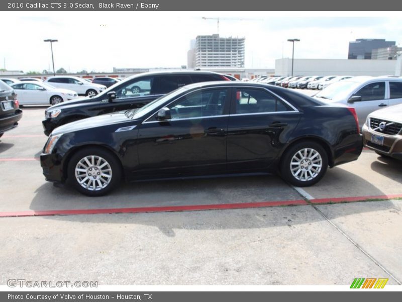 Black Raven / Ebony 2010 Cadillac CTS 3.0 Sedan
