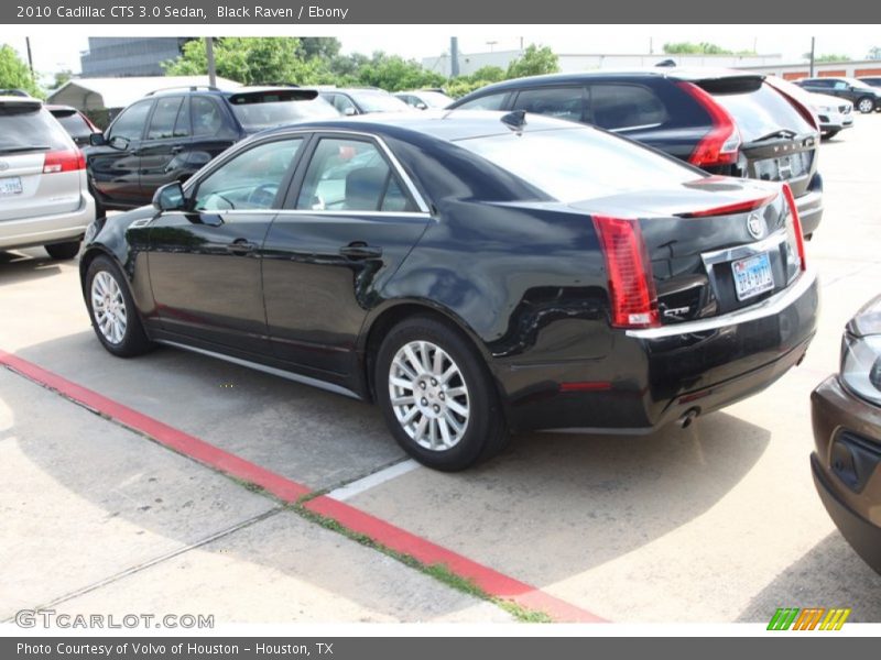Black Raven / Ebony 2010 Cadillac CTS 3.0 Sedan