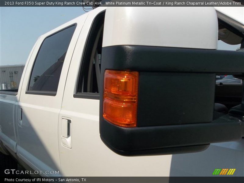 White Platinum Metallic Tri-Coat / King Ranch Chaparral Leather/Adobe Trim 2013 Ford F350 Super Duty King Ranch Crew Cab 4x4