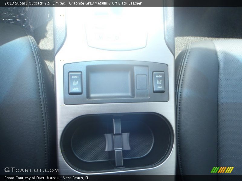 Graphite Gray Metallic / Off Black Leather 2013 Subaru Outback 2.5i Limited