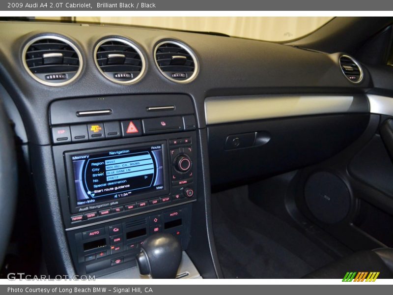 Brilliant Black / Black 2009 Audi A4 2.0T Cabriolet