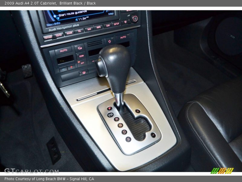 Brilliant Black / Black 2009 Audi A4 2.0T Cabriolet