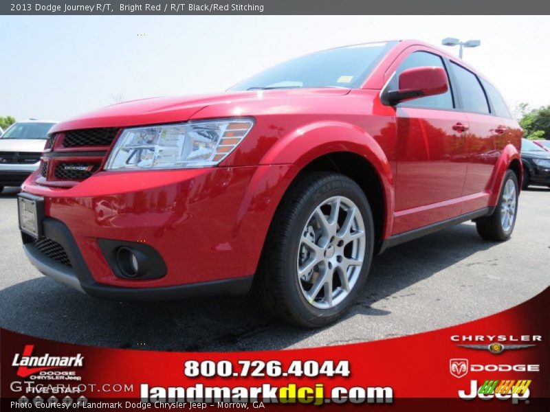 Bright Red / R/T Black/Red Stitching 2013 Dodge Journey R/T