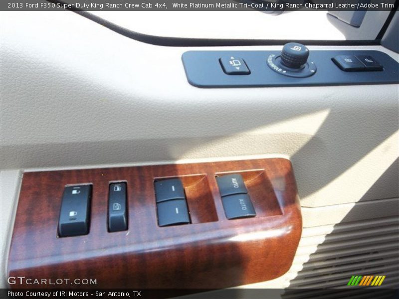 White Platinum Metallic Tri-Coat / King Ranch Chaparral Leather/Adobe Trim 2013 Ford F350 Super Duty King Ranch Crew Cab 4x4