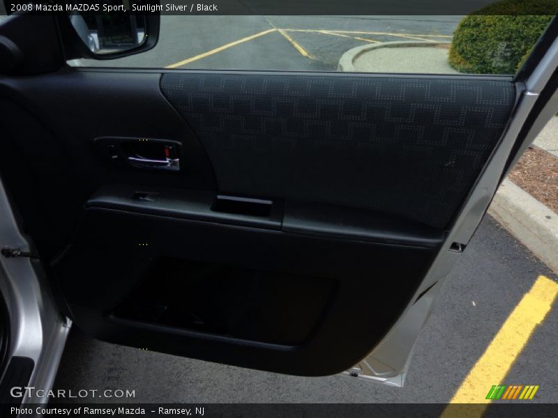 Sunlight Silver / Black 2008 Mazda MAZDA5 Sport