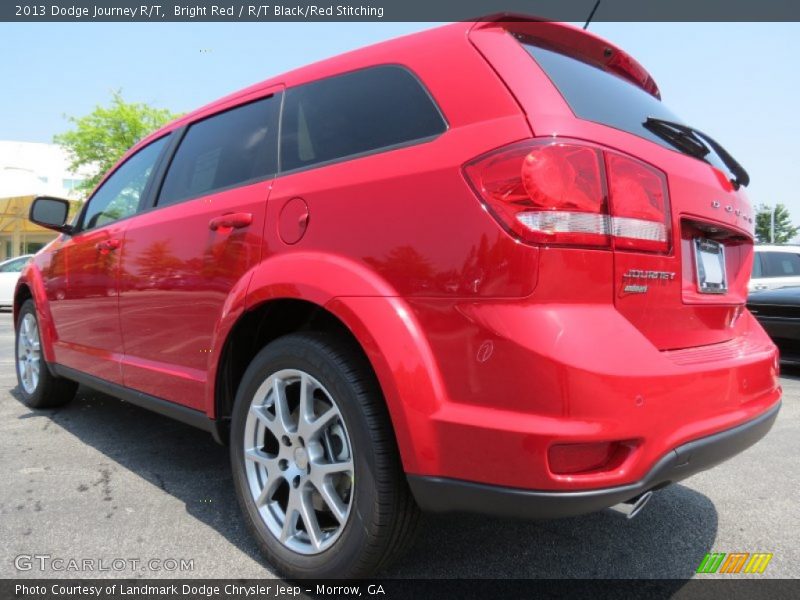 Bright Red / R/T Black/Red Stitching 2013 Dodge Journey R/T