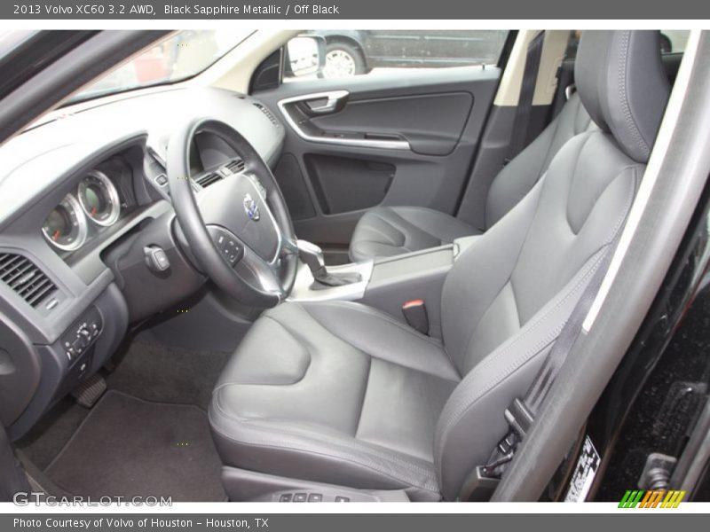 Front Seat of 2013 XC60 3.2 AWD