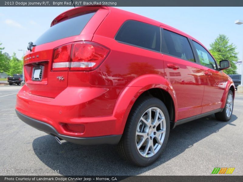 Bright Red / R/T Black/Red Stitching 2013 Dodge Journey R/T
