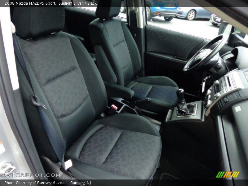 Sunlight Silver / Black 2008 Mazda MAZDA5 Sport