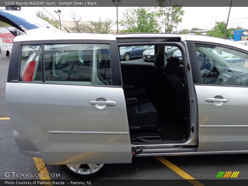 Sunlight Silver / Black 2008 Mazda MAZDA5 Sport