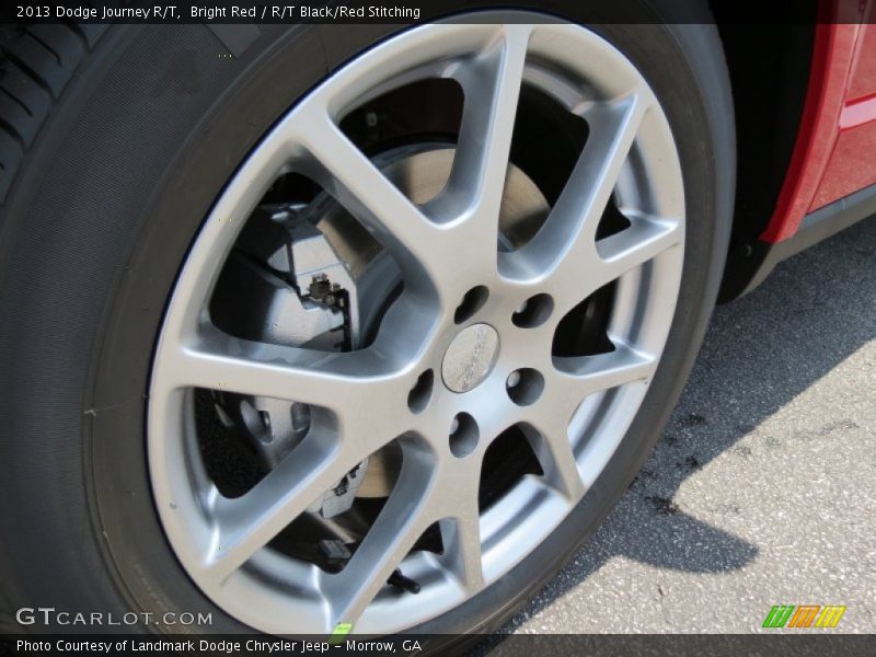Bright Red / R/T Black/Red Stitching 2013 Dodge Journey R/T