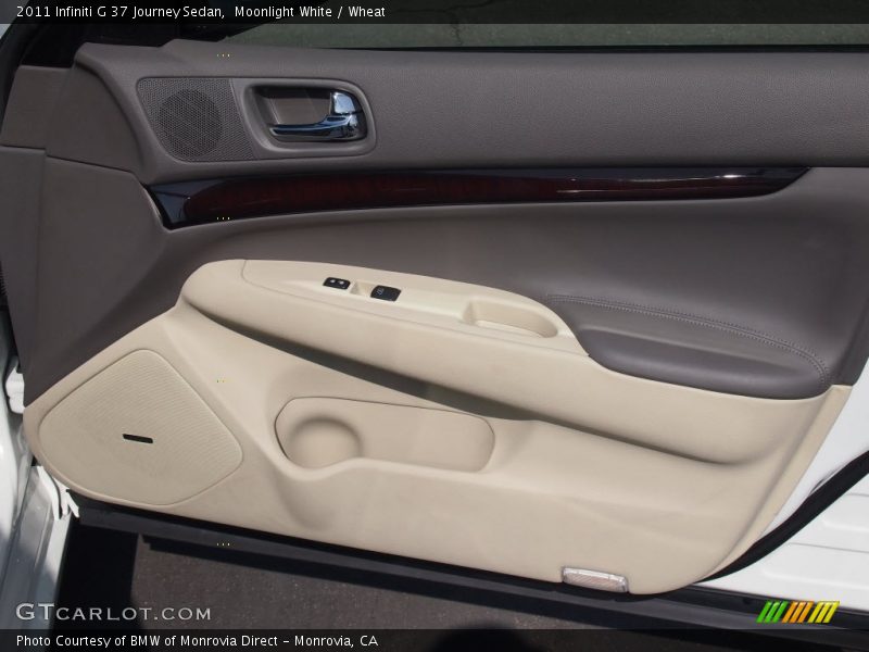 Moonlight White / Wheat 2011 Infiniti G 37 Journey Sedan