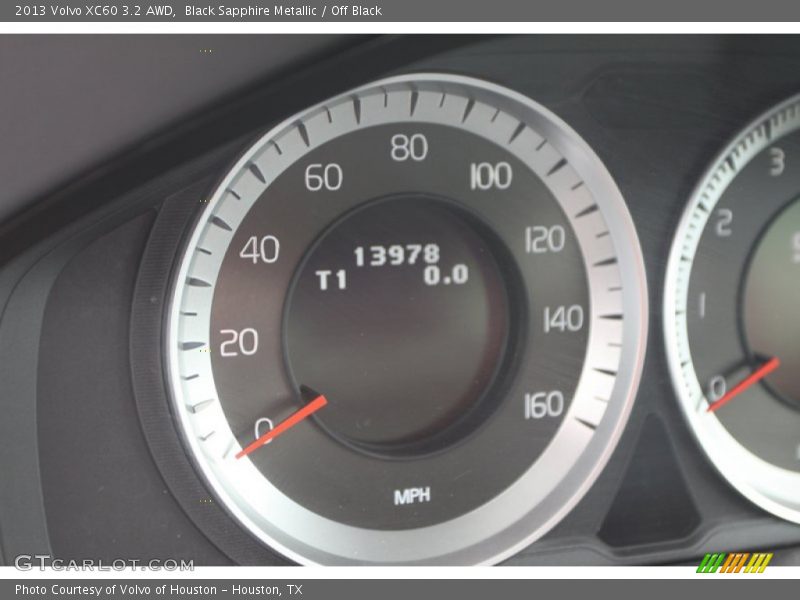 Black Sapphire Metallic / Off Black 2013 Volvo XC60 3.2 AWD