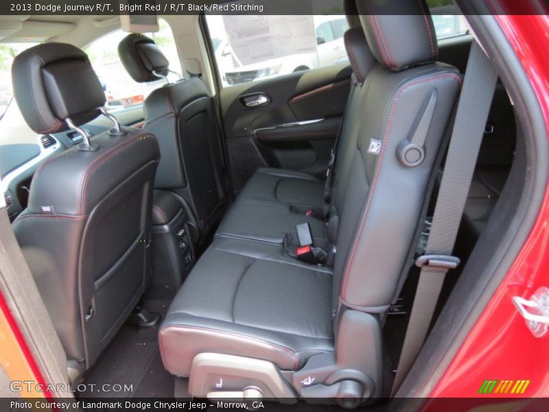 Bright Red / R/T Black/Red Stitching 2013 Dodge Journey R/T