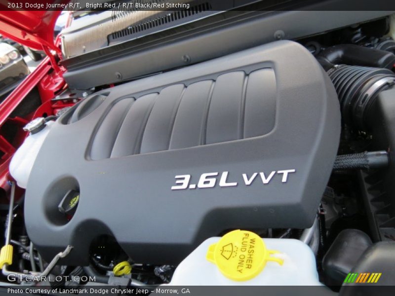 Bright Red / R/T Black/Red Stitching 2013 Dodge Journey R/T