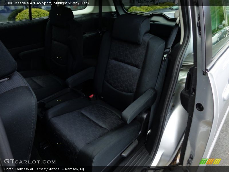 Sunlight Silver / Black 2008 Mazda MAZDA5 Sport