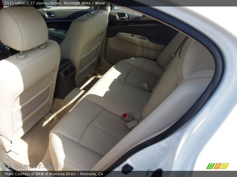 Rear Seat of 2011 G 37 Journey Sedan