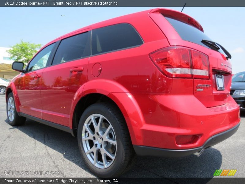 Bright Red / R/T Black/Red Stitching 2013 Dodge Journey R/T