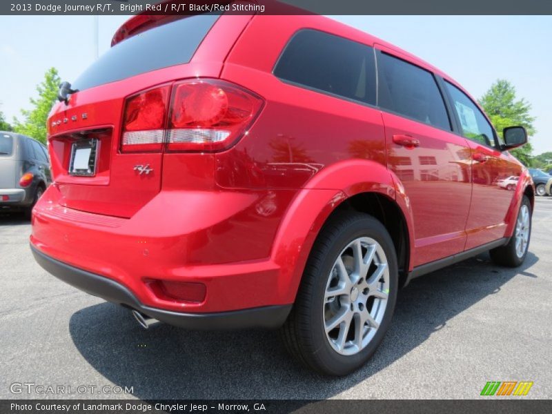 Bright Red / R/T Black/Red Stitching 2013 Dodge Journey R/T