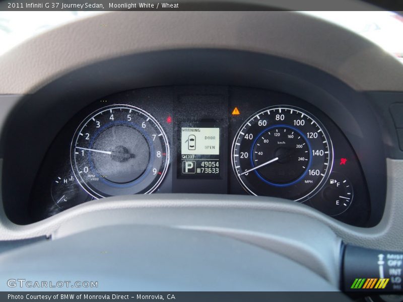  2011 G 37 Journey Sedan 37 Journey Sedan Gauges