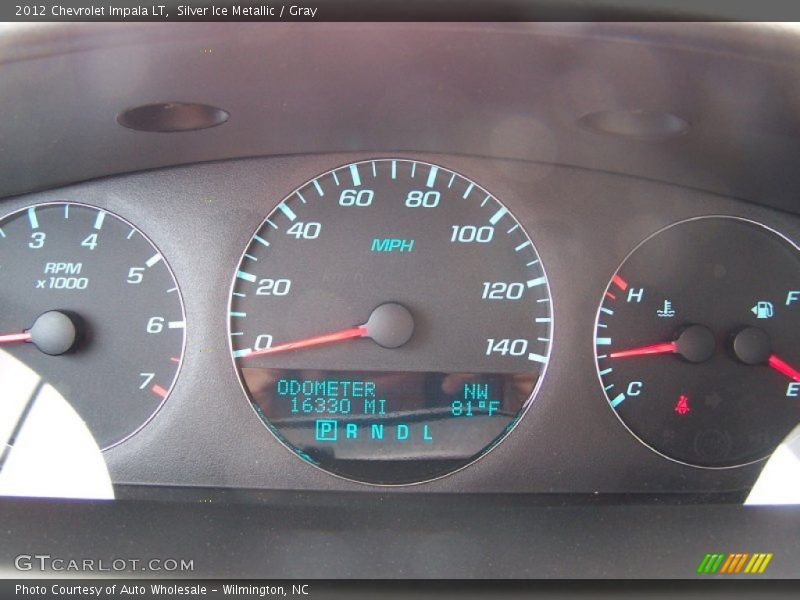 Silver Ice Metallic / Gray 2012 Chevrolet Impala LT