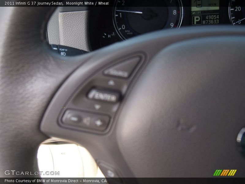 Moonlight White / Wheat 2011 Infiniti G 37 Journey Sedan