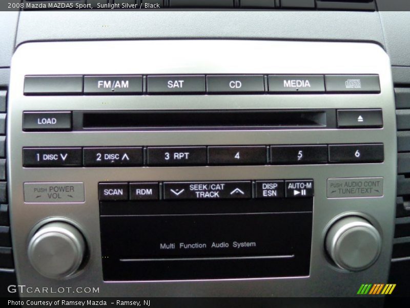 Sunlight Silver / Black 2008 Mazda MAZDA5 Sport