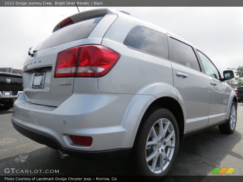 Bright Silver Metallic / Black 2013 Dodge Journey Crew