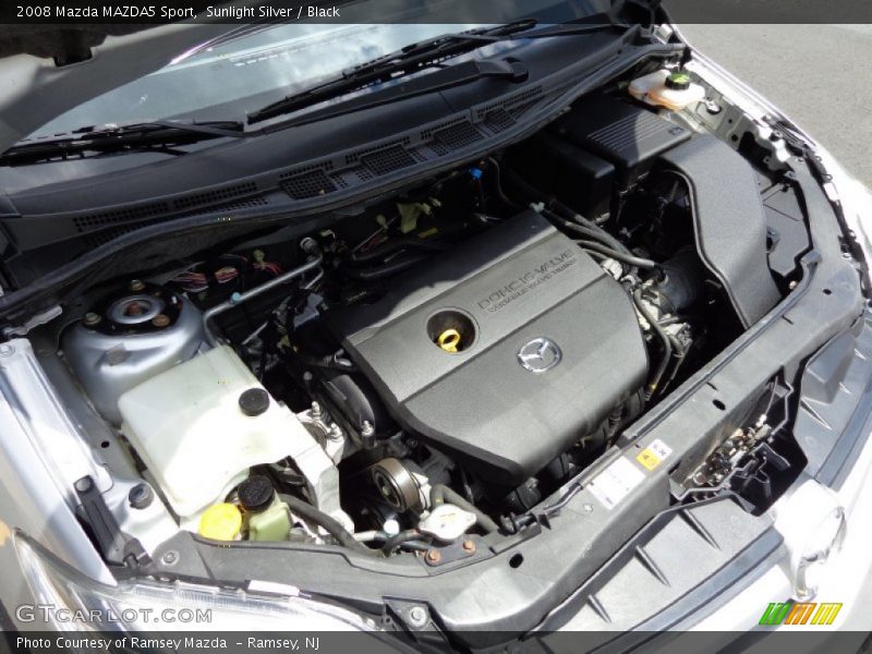 Sunlight Silver / Black 2008 Mazda MAZDA5 Sport