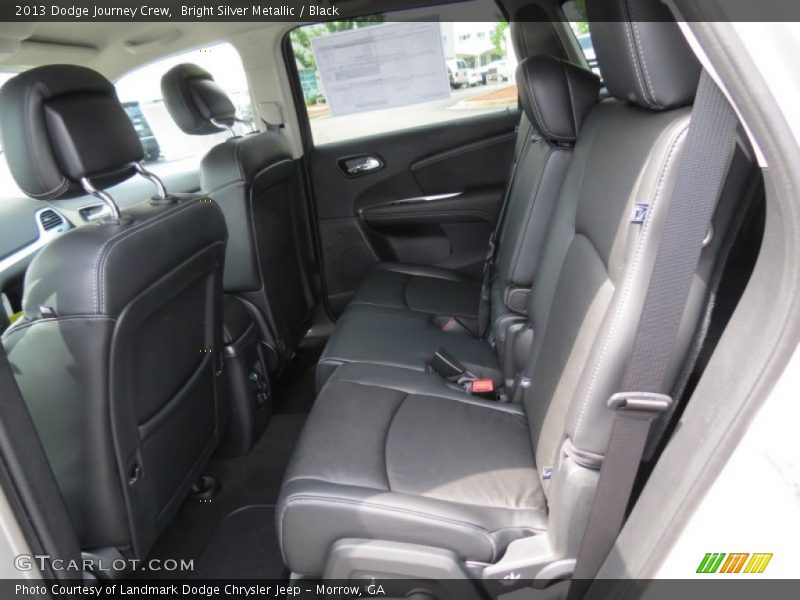 Bright Silver Metallic / Black 2013 Dodge Journey Crew