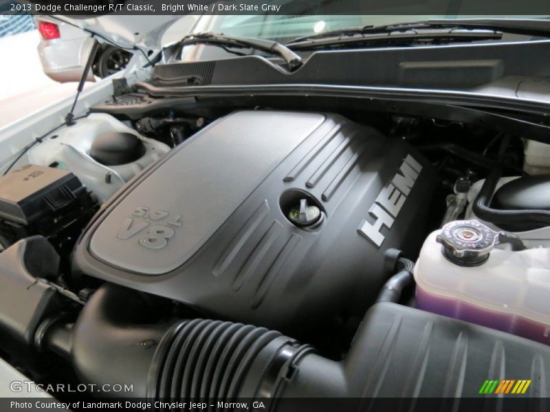 Bright White / Dark Slate Gray 2013 Dodge Challenger R/T Classic