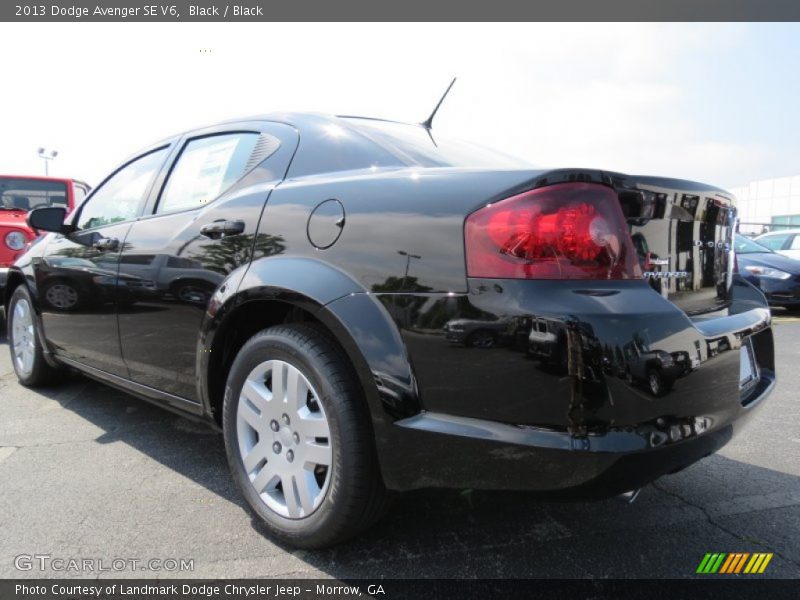 Black / Black 2013 Dodge Avenger SE V6