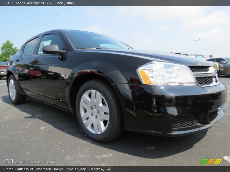 Black / Black 2013 Dodge Avenger SE V6