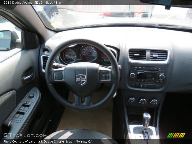 Black / Black 2013 Dodge Avenger SE V6