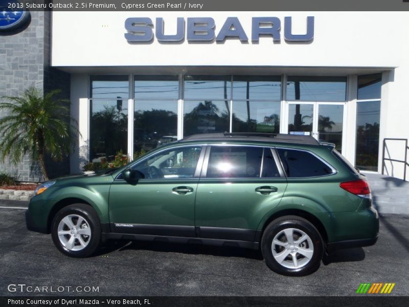  2013 Outback 2.5i Premium Cypress Green Pearl