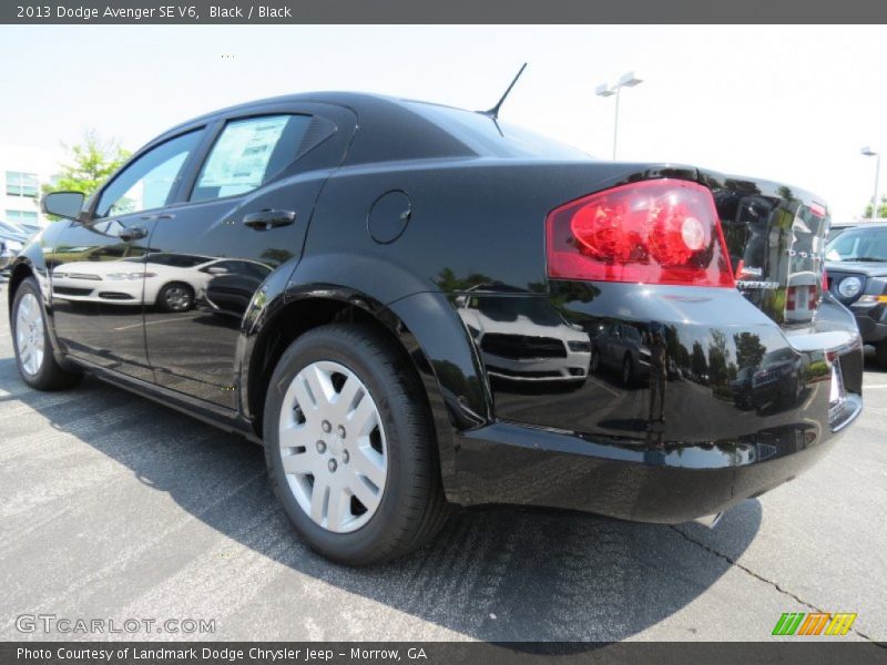 Black / Black 2013 Dodge Avenger SE V6