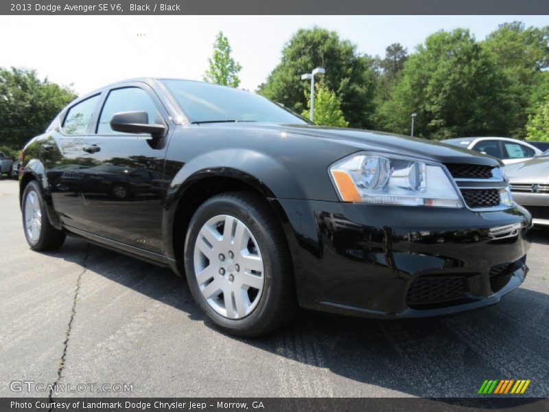 Black / Black 2013 Dodge Avenger SE V6