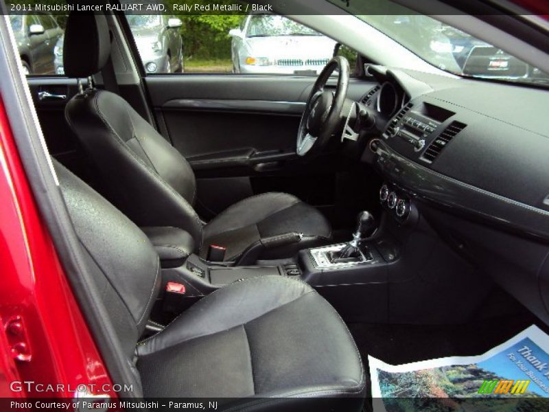 Front Seat of 2011 Lancer RALLIART AWD