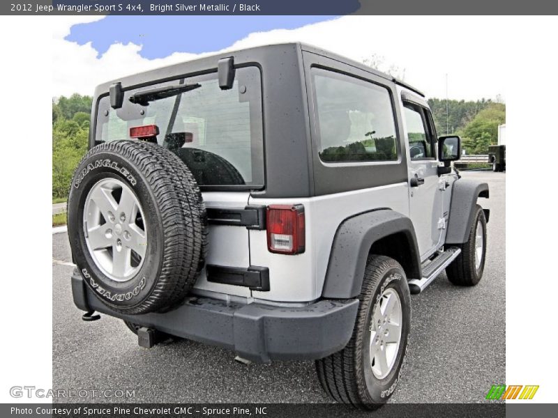 Bright Silver Metallic / Black 2012 Jeep Wrangler Sport S 4x4