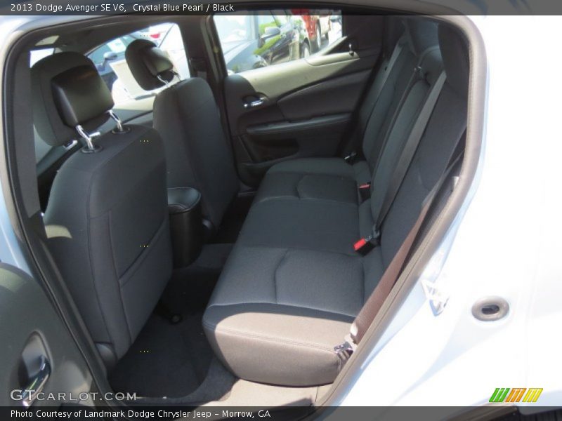 Crystal Blue Pearl / Black 2013 Dodge Avenger SE V6