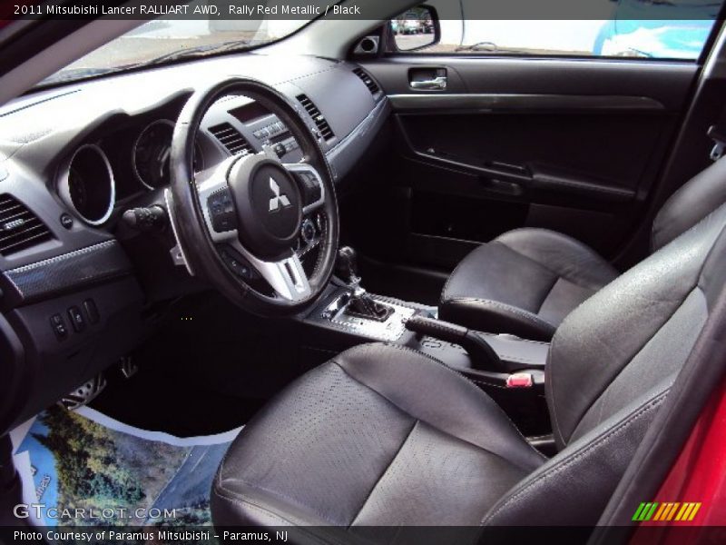  2011 Lancer RALLIART AWD Black Interior