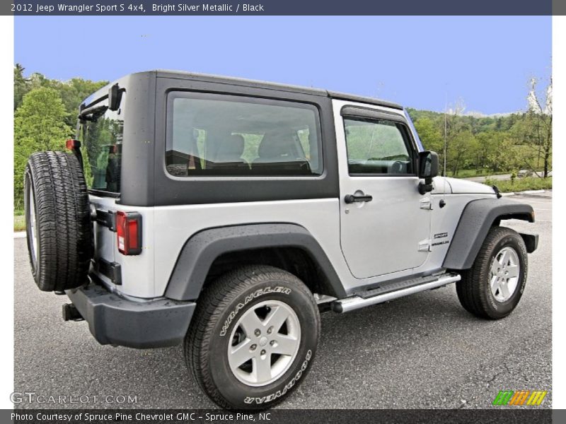Bright Silver Metallic / Black 2012 Jeep Wrangler Sport S 4x4