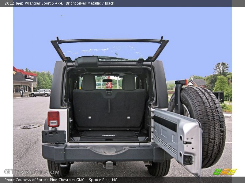 Bright Silver Metallic / Black 2012 Jeep Wrangler Sport S 4x4