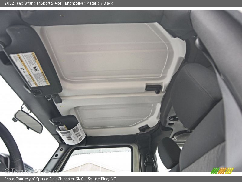 Bright Silver Metallic / Black 2012 Jeep Wrangler Sport S 4x4