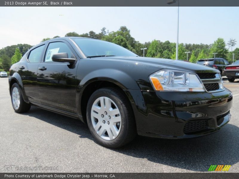 Black / Black 2013 Dodge Avenger SE