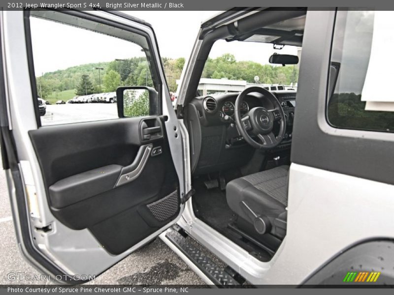 Bright Silver Metallic / Black 2012 Jeep Wrangler Sport S 4x4