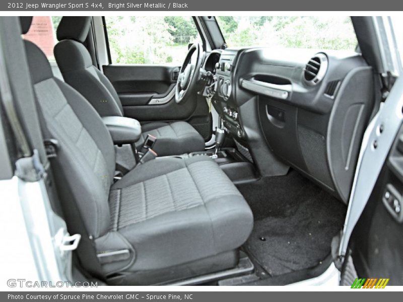 Bright Silver Metallic / Black 2012 Jeep Wrangler Sport S 4x4
