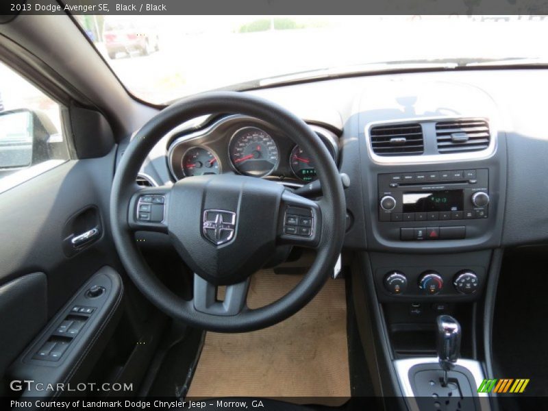 Black / Black 2013 Dodge Avenger SE
